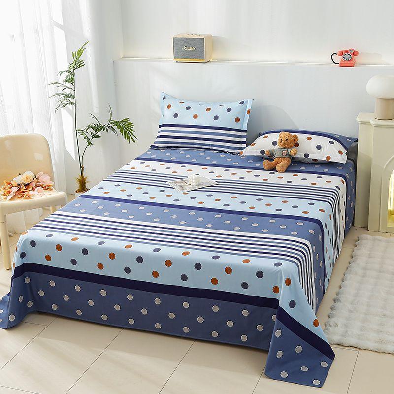 Bed Sheet Single Piece Single Double Bed Sheet Nordic Style Skin-friendly Brushed Bed Sheet Dormitory Single Simple