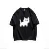Girls Korean Fashion Blouse Kawaii Harajuku Streetwear Pet Dogs Cats Graphic Tees Women's T-shirt Y2k Casual Tops Female Clothes