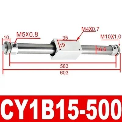 Бештоковый цилиндр CY1B Магнитосвязанный бештоковый цилиндр CY1B10-100-150-200-250-300-400-500