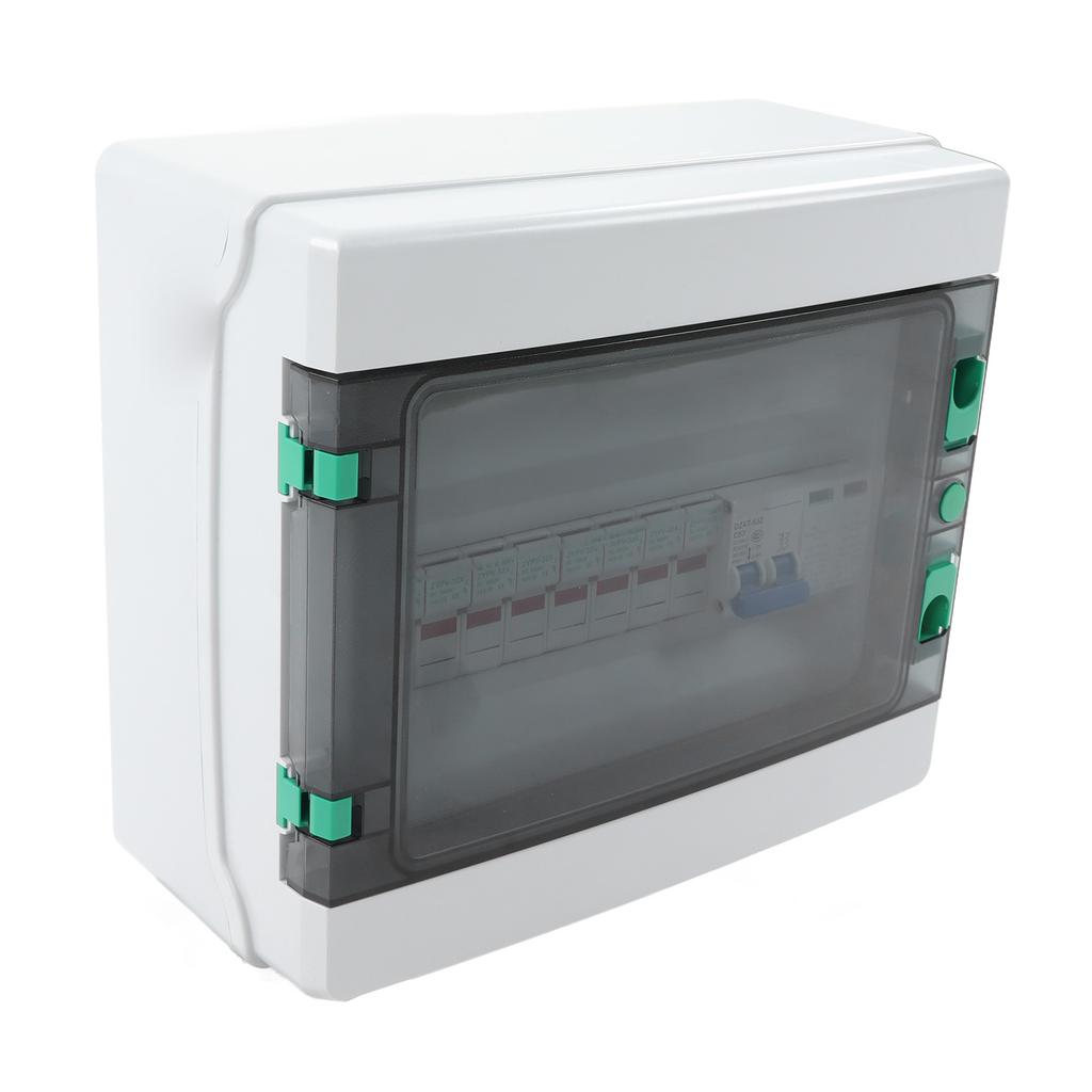 4-рядный PV-объединитель с ограничителем перенапряжения, предохранитель 15 А, автоматический выключатель постоянного тока 63 А, IP67, солнечный объединитель