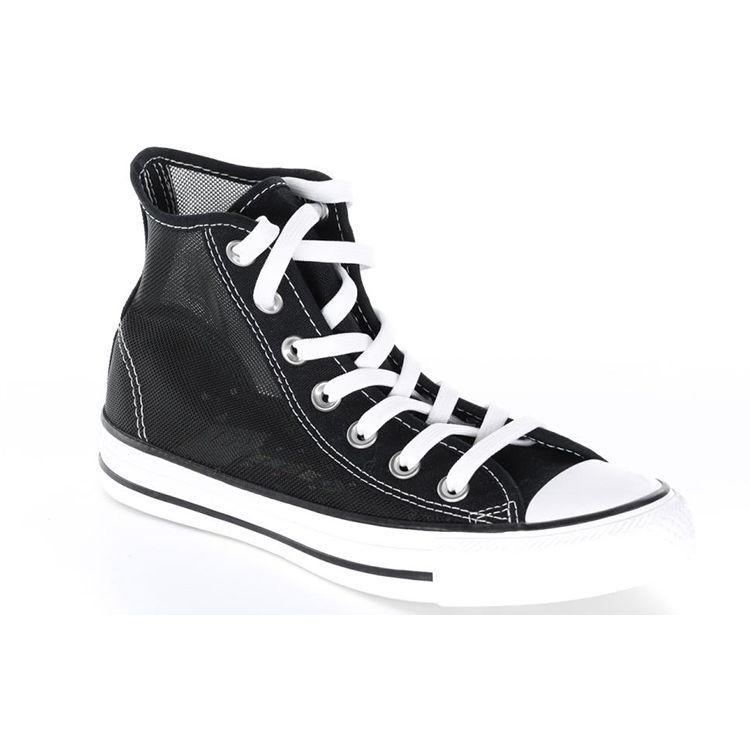 Converse Chuck Taylor All Star Высокие кеды Удобные Модные Прочные Дышащие парусиновые туфли Женские кроссовки Черные 564626c