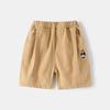 Boys' Cropped Pants Summer Kids Cartoon Embroider Bear Shorts Baby Boy Bermuda Shorts K-style Kids Pants