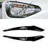 Для BMW F20 F21 1 серии 118i 120d 120i M135i Pre-Lci Evil фары для бровей век ABS глянцевый черный/углеродный вид 3D наклейки