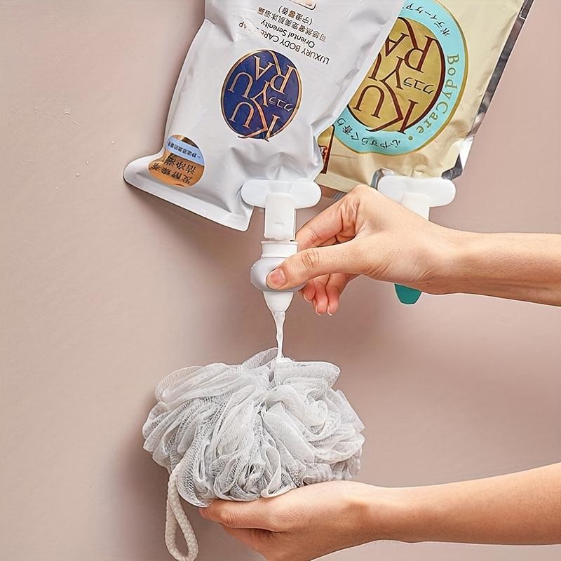 Hanging Refill Pump Dispenser, Liquid Controller for Laundry Detergent Shower Gel & Shampoo, Leakproof, Suitable for Home