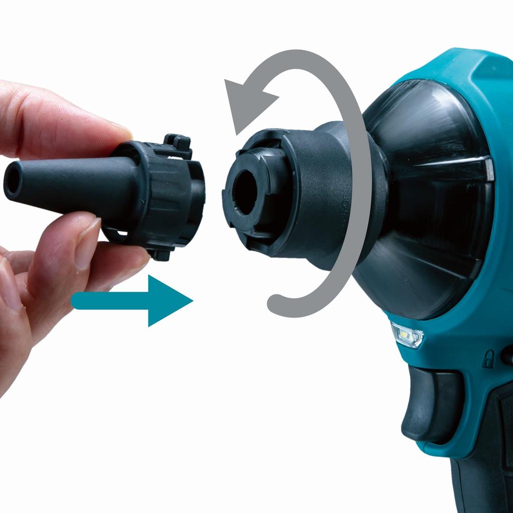 Аккумуляторный воздуходув Makita 40Vmax и кейс, артикул AS001GZ (Аккумулятор, зарядное устройство, отдельно)