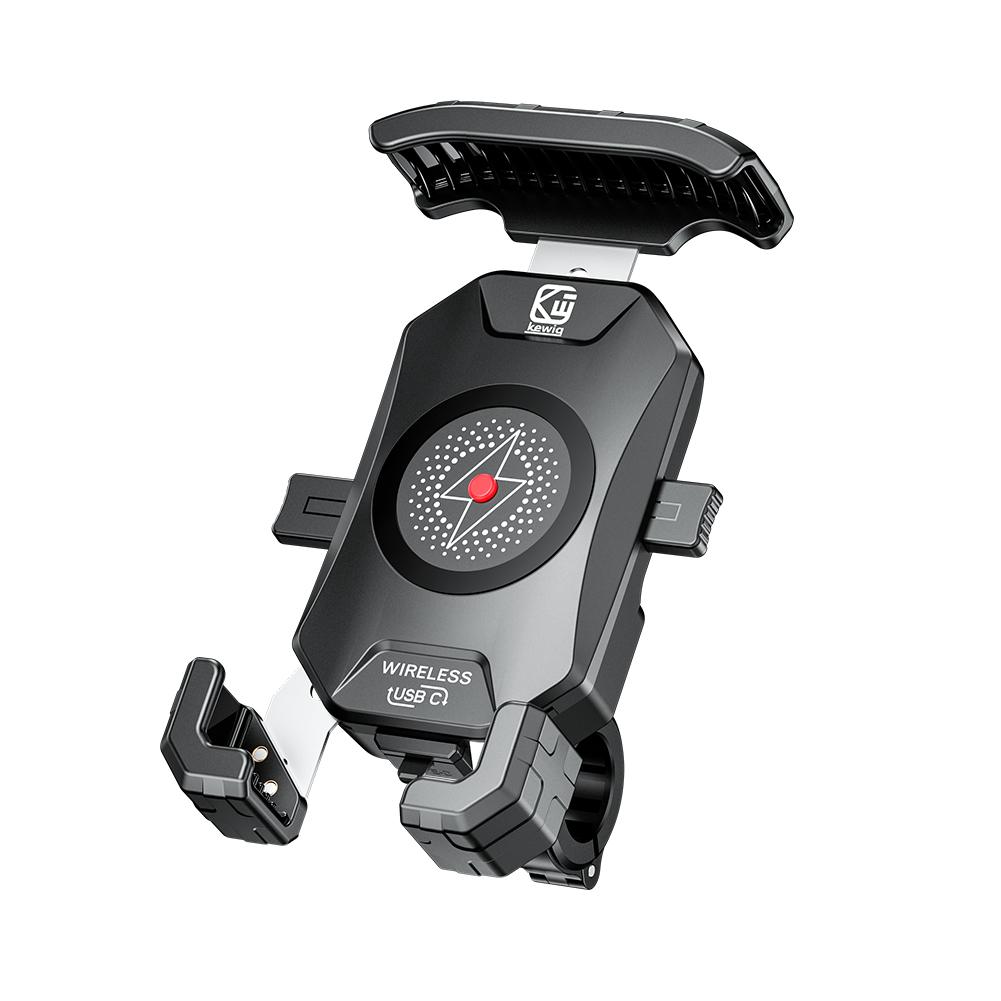 15 Вт беспроводное зарядное устройство держатель для телефона на мотоцикле USB QC2.0/3.0 держатель для сотового телефона поддержка телефона на мотоцикле для электровелосипеда мотоцикла