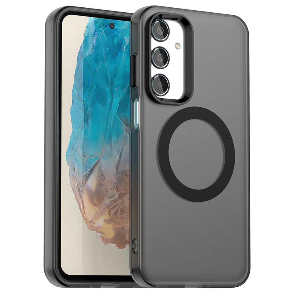 Для Samsung Galaxy M35 5G Чехол Совместимый с MagSafe PC+TPU+PET Противоударный Чехол для Телефона