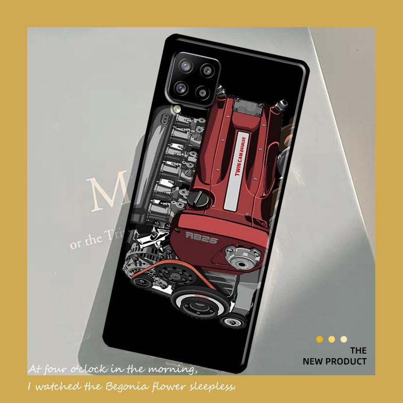 JDM автомобильный чехол с двигателем RB26 для Samsung Galaxy A54 A34 A13 A23 A33 A53 A73 A12 A22 A32 A52 A51 A71 A14, чехол