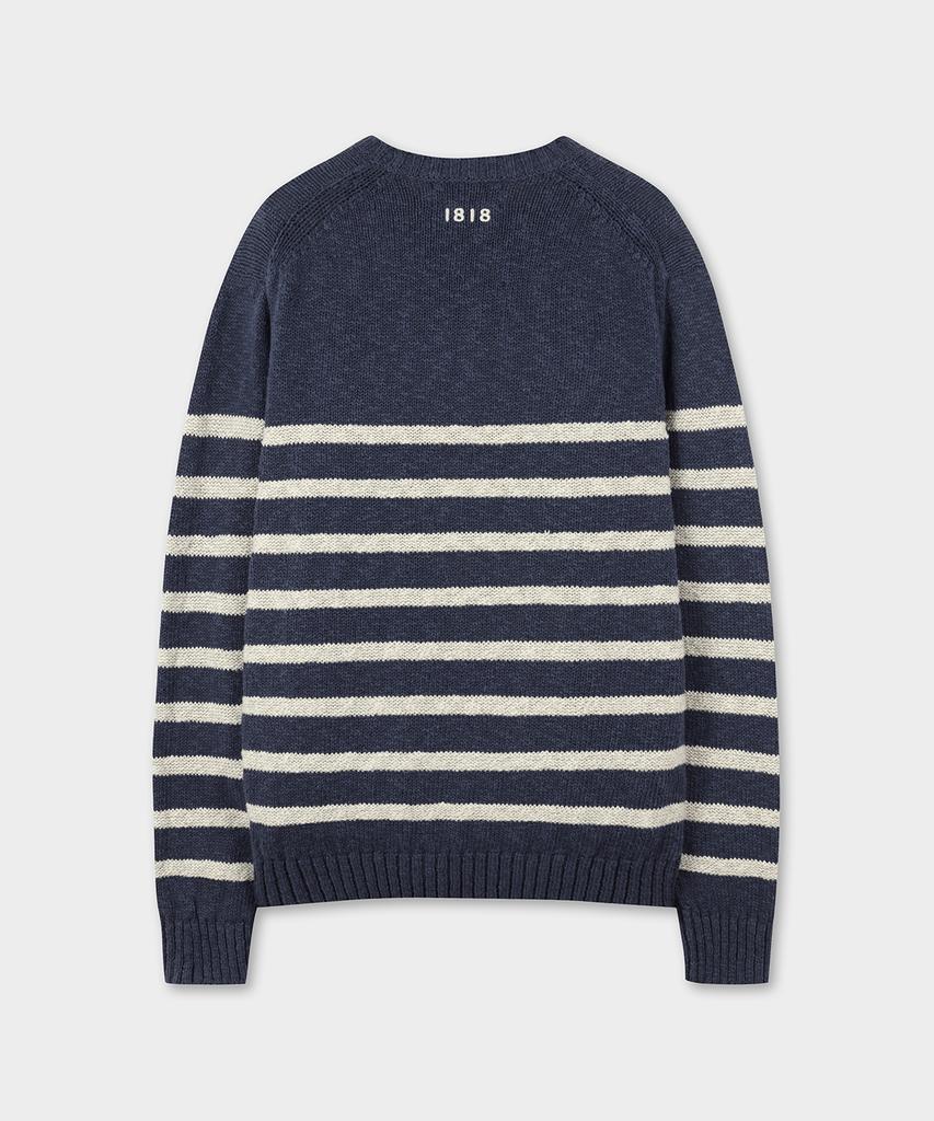BROOKS BROTHERS Mariner Crewneck Sweater (Navy) (Bbwrmm8851Qfs)