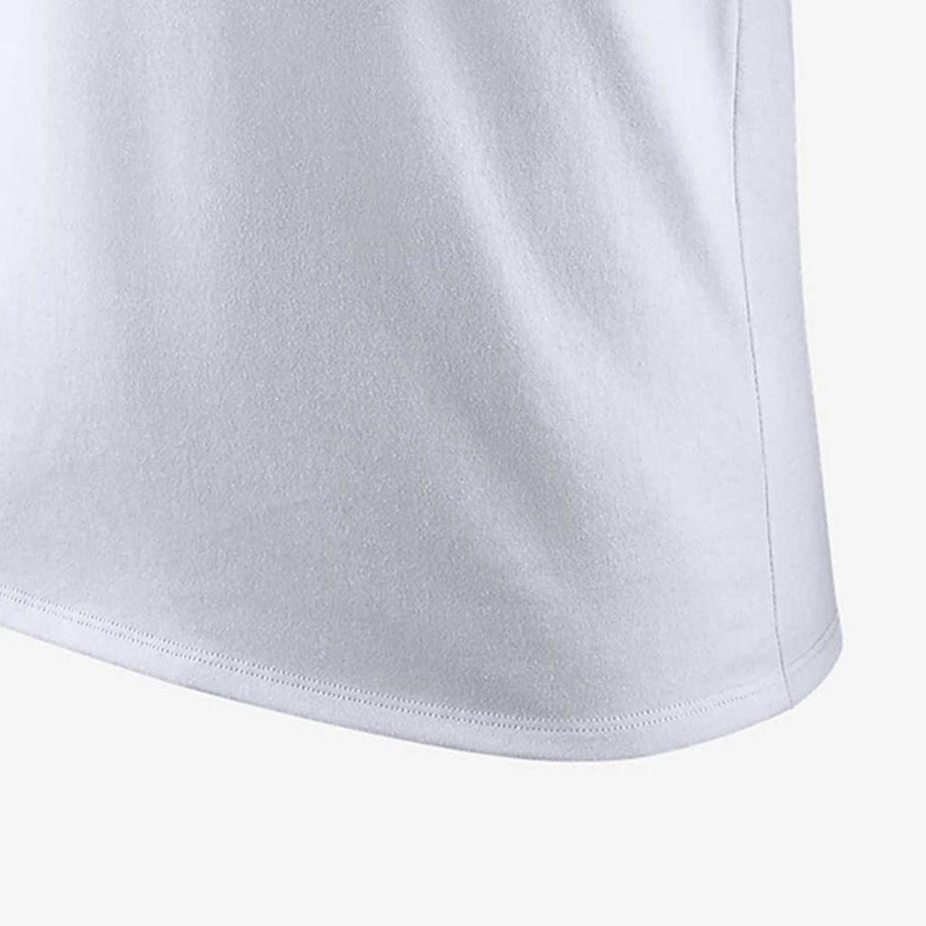 Nike Футболки Мужские Белые С Круглым Вырезом Умеренный Прямой Крой HQ2113-100