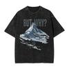 Funny Meme Penguin But Why Graphic Print Tshirt Unisex Women Vintage Washed Cotton Summer New Tee Harajuku Fashion Oversized Tops