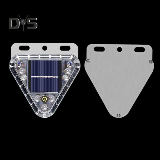 Треугольный солнечный предупреждающий световой сигнал, режимы, регулируемый, водонепроницаемый, супер яркий светодиодный мигающий фонарь, автомобильный прицеп, грузовик, задний мигающий фонарь, предупреждающий свет безопасности