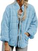 Women's Quilted Puffer Jacket with Multiple Colors, Lightweight Warm Coat, Casual Outerwear for Autumn Winter