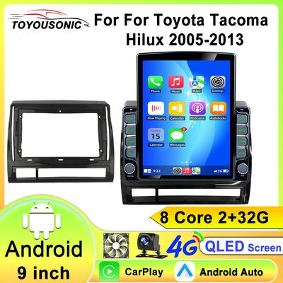 Carplay Android 13 Авто Стерео Для Toyota Tacoma 2 N200 Hilux 2005-2013 Автомобильное Радио 4G WIFI Навигация GPS Мультимедиа Видео Плеер