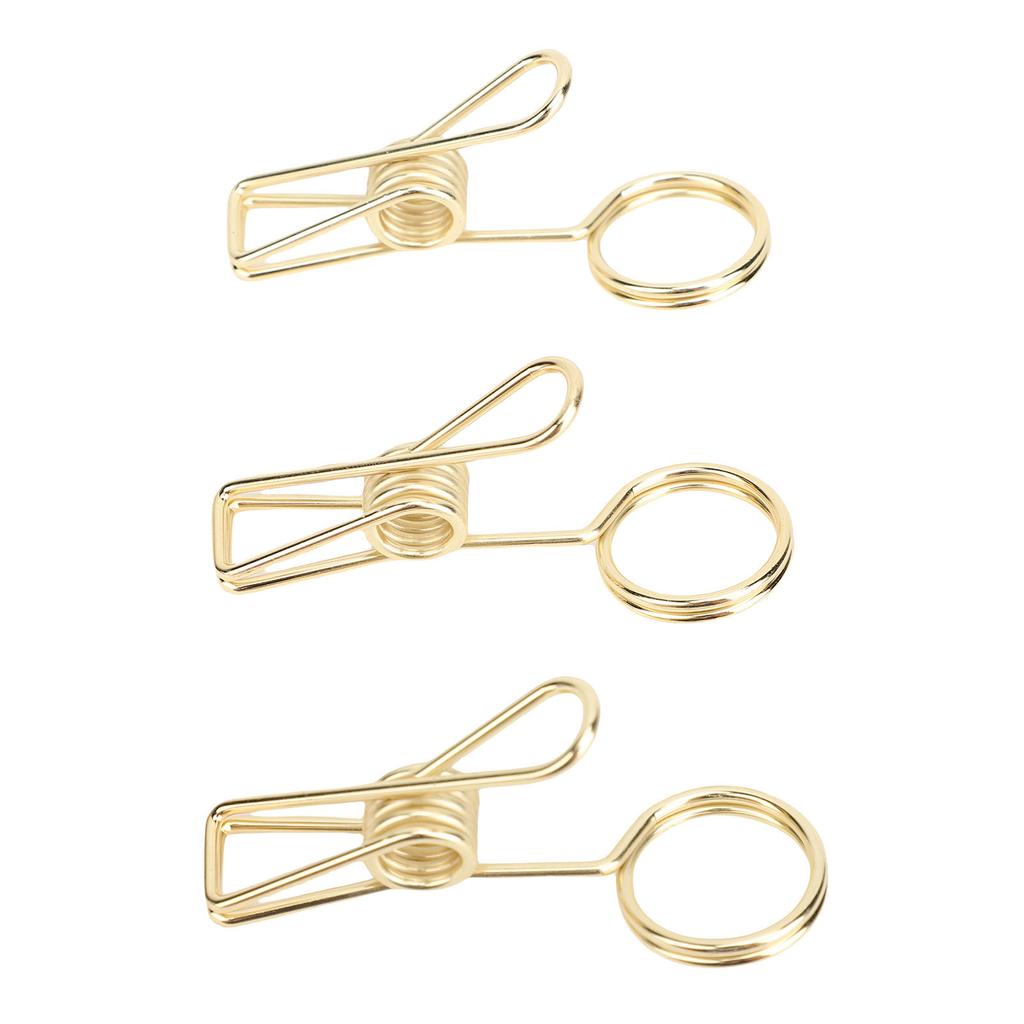 10Pcs Table Card Clips Reusable Metal Desktop Number Menu Display Holder for Wedding Event Restaurant Parties 70mm Gold
