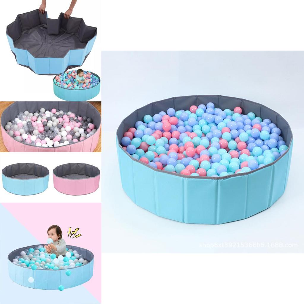 Просторный и прочный складной манеж-игровая площадка с шариками для детей с 10 фунтами фарфорового песка