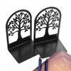 Stationery Desk Organizer Iron Art Non-Slip Book Stand Bookends Book Holder Book Support Shelf