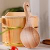 1pc Wood Rice Spoon Rice Paddle Scoop Wooden Kitchen Spoon Ladle Tablespoon Big Serving Spoon Wooden Kitchen Utensils Tableware
