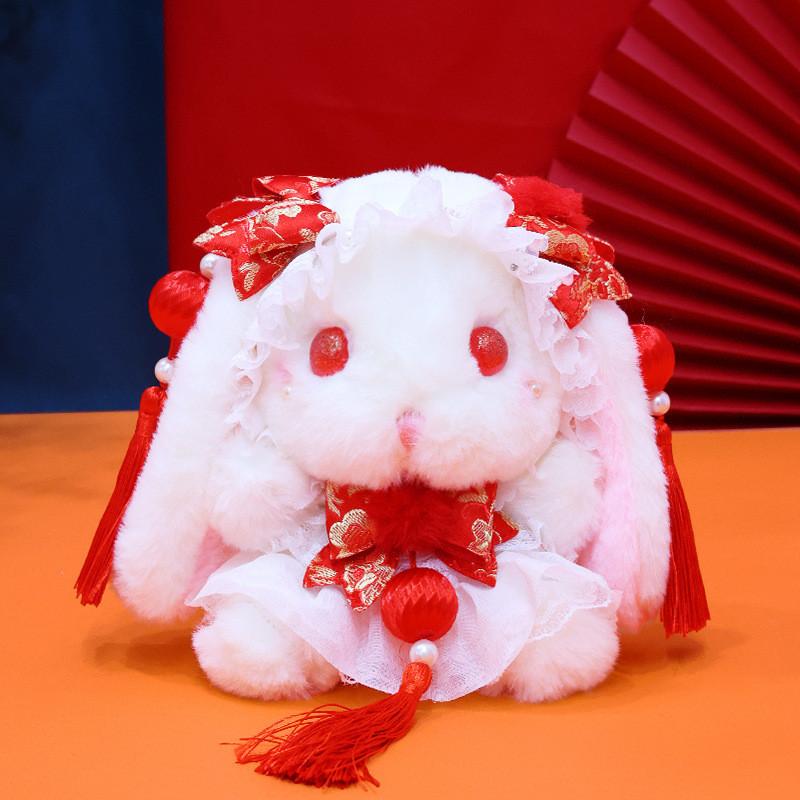 Очаровательная плюшевая игрушка Лолита Зайчик, кукла из мягкого короткого меха, идеально подходит для подарка на день рождения для девочек