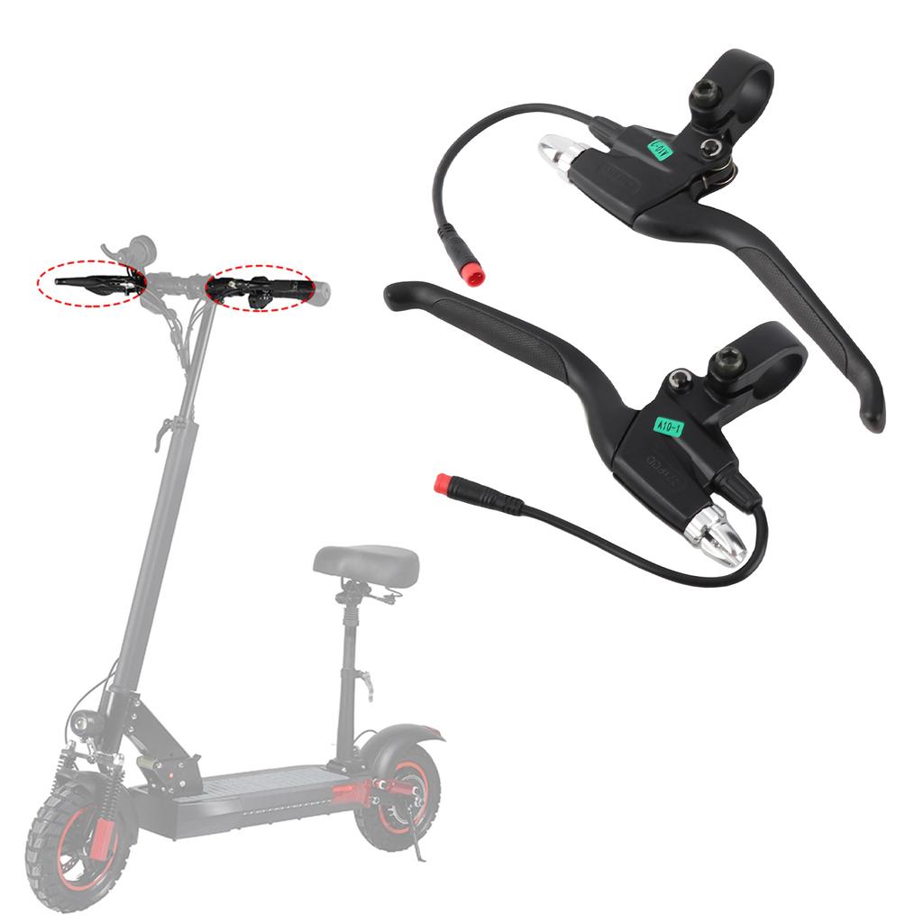 1 пара рычагов тормоза из алюминиевого сплава, правый и левый, замена для 10-дюймовых электрических самокатов KUGOO M4 PRO