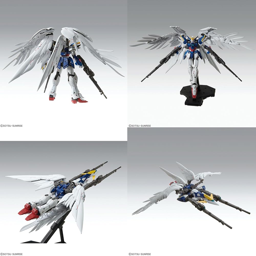MG 1/100 Wing Zero EW Версия Ka Набор для сборки Мобильный доспех Гандам Бесконечный вальс