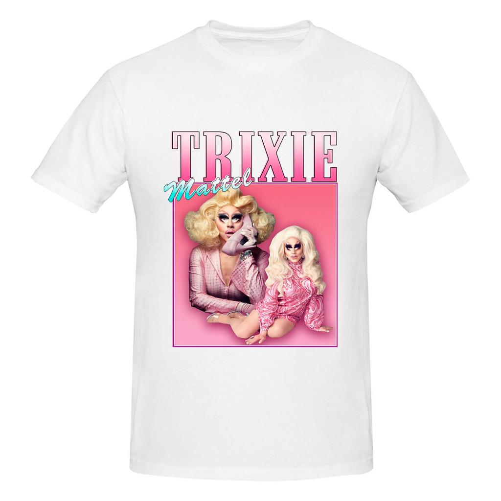 Trixie Mattel Vintage Retro Design Korean Style Tshirt Saltstyle Vibe Clean Surface Short Sleeve