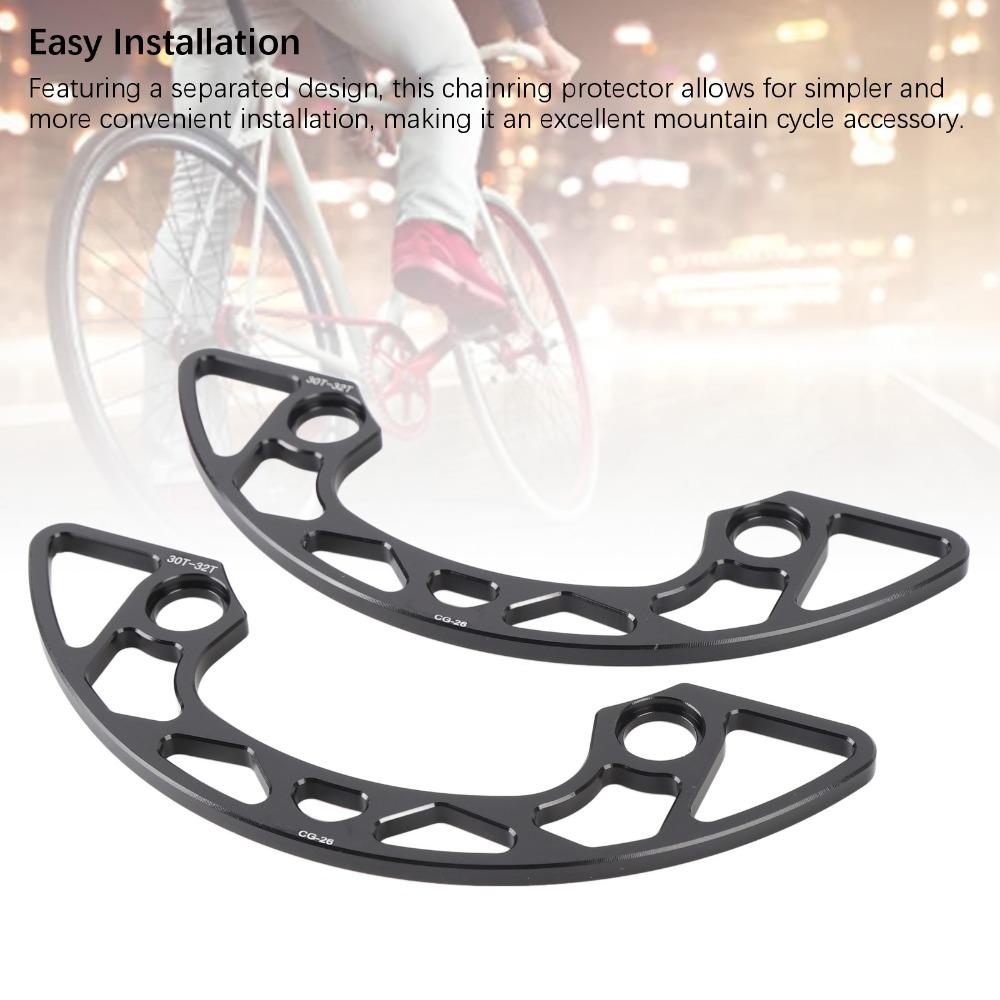 Aluminum Alloy Chainring Guard 30T To 32T Chainring Protective Guard Chainring Impact Coverage