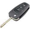 3 Buttons Car Key Fob Case Shell Flip Cover FO21 Blade Fit for Ford Focus Mk1 Mondeo Transit Connect