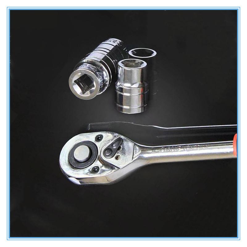 1 шт. 1/4 3/8 1/2 дюйма торцевой ключ с трещоткой набор многофункциональный гаечный ключ велосипед мотоцикл автомобиль ремонтный инструмент