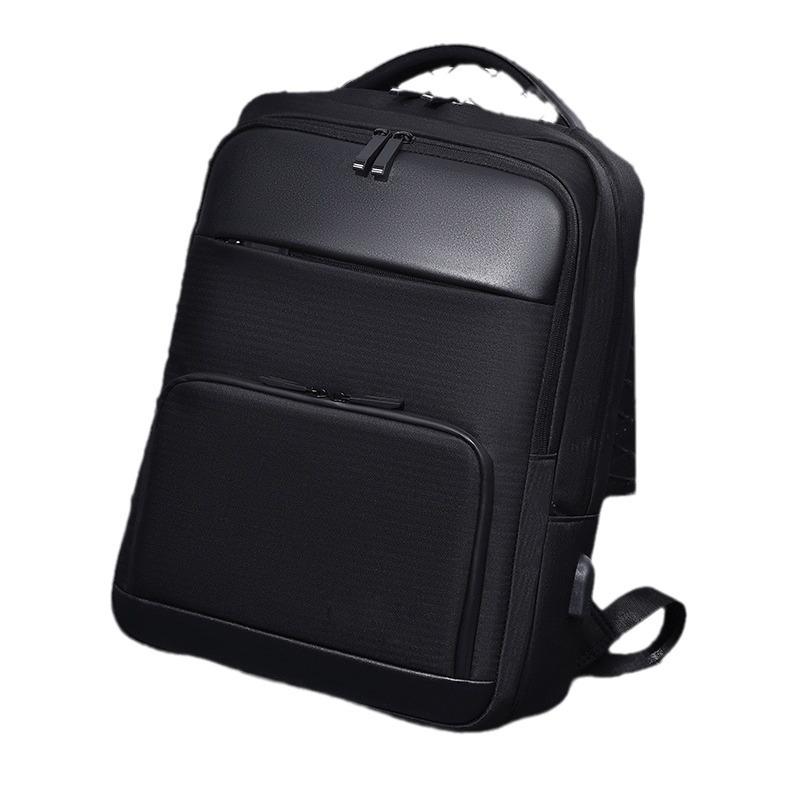 Новый унисекс однотонный водонепроницаемый и дышащий деловой модный повседневный универсальный рюкзак для повседневного использования