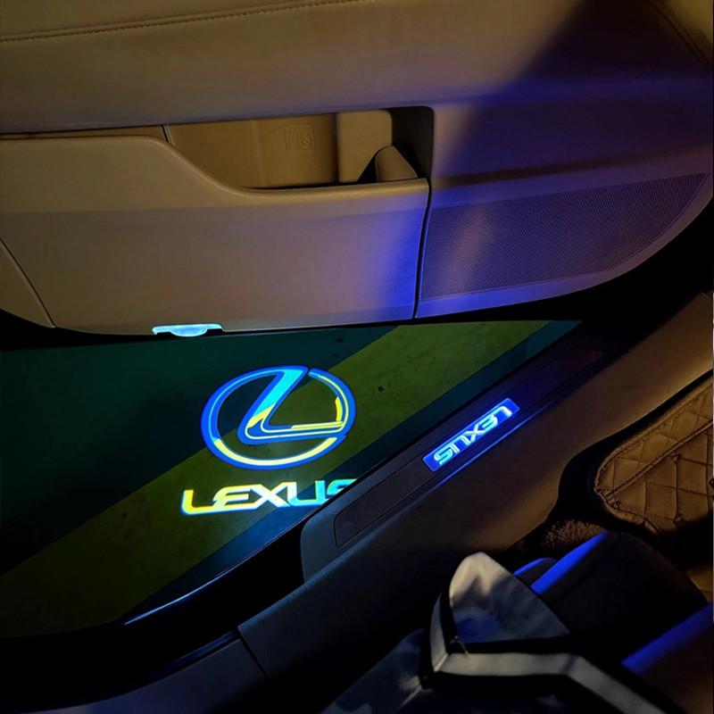 2PCS LED Car Door Projector Welcome Ghost Shadow Light Accessories For Lexus RX ES GX LS LX IS GS UX Series GX470 ES250 IS250