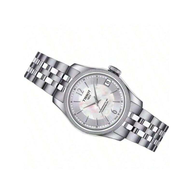 Tissot Женские часы - Ballade Powermatic 80 с циферблатом из белого перламутра - Автоматические механические часы T108.208.11.117.00