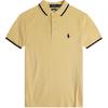 Polo Ss24 Вышитая футболка-поло с коротким рукавом и круглым вырезом с изображением серфингующего медведя Мужские футболки-поло Темно-синий 710782636-007