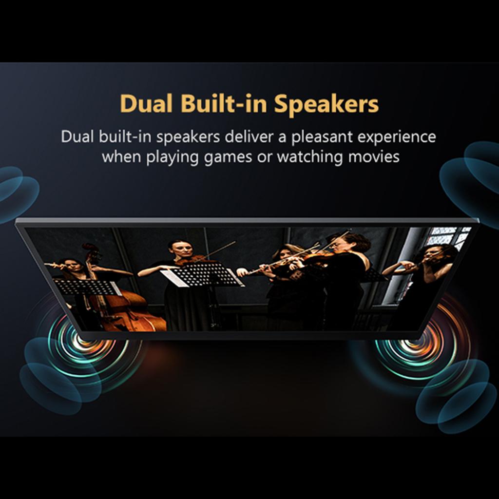 18.5-Inch Portable Monitor 1080P   Screen External Display Extended Monitor Compatible with  CelsiusPS4CelsiusXBOX   Rate 100Hz 100% SRGB