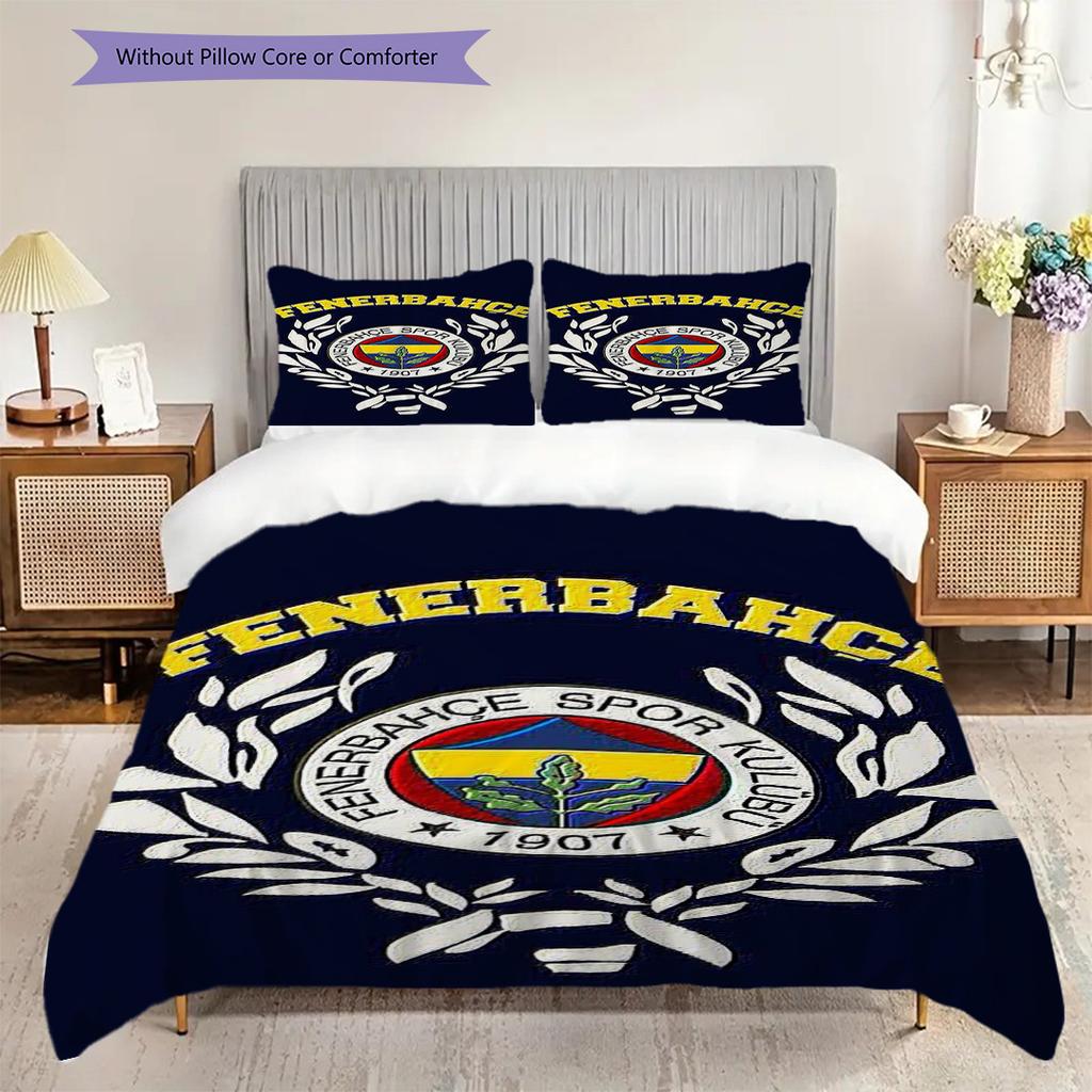 Vibrant Heritage Unity Bedding (1 * duvet cover + 2 * pillowcase, without core) 2D Flat Christmas birthday gift Duvet cover and pillowcase