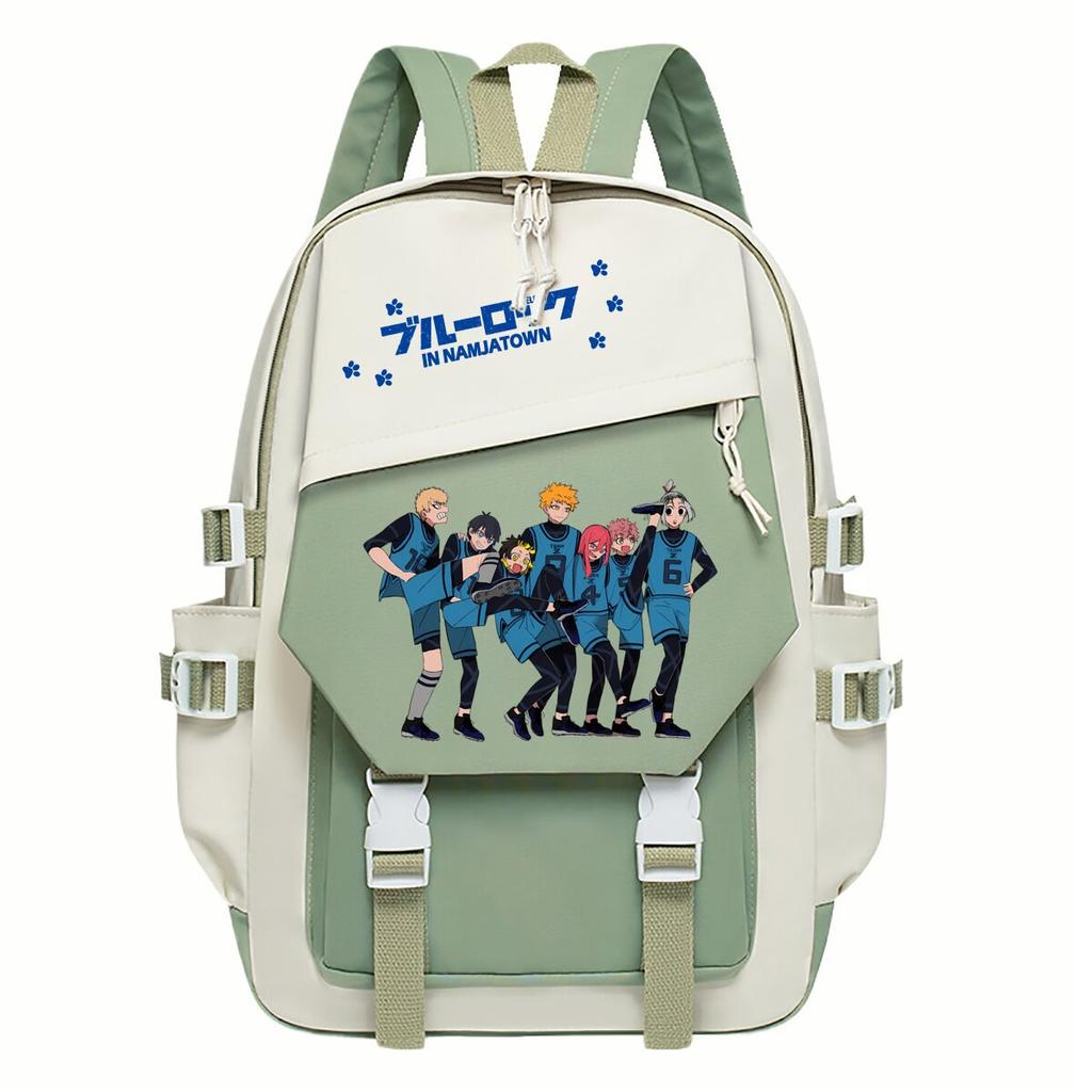 Animation Peripheral Style School Bag Campus Male And Female Students Casual Versatile Composite Cloth Backpack
