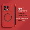 Ultra Thin Hard PC Magnetic Frameless Phone Case For Xiaomi Poco X6 Pro F3 F4 F5 Pro Matte Pure Color Solid Cover