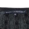 RALPH LAUREN GOLF Long sleeve cable knit M Black series sweater Women Used