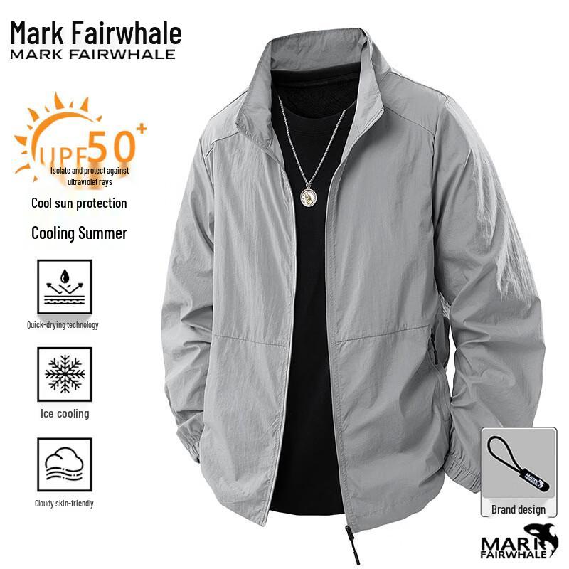 Mark Fairwhale Мужская летняя легкая куртка для защиты от солнца