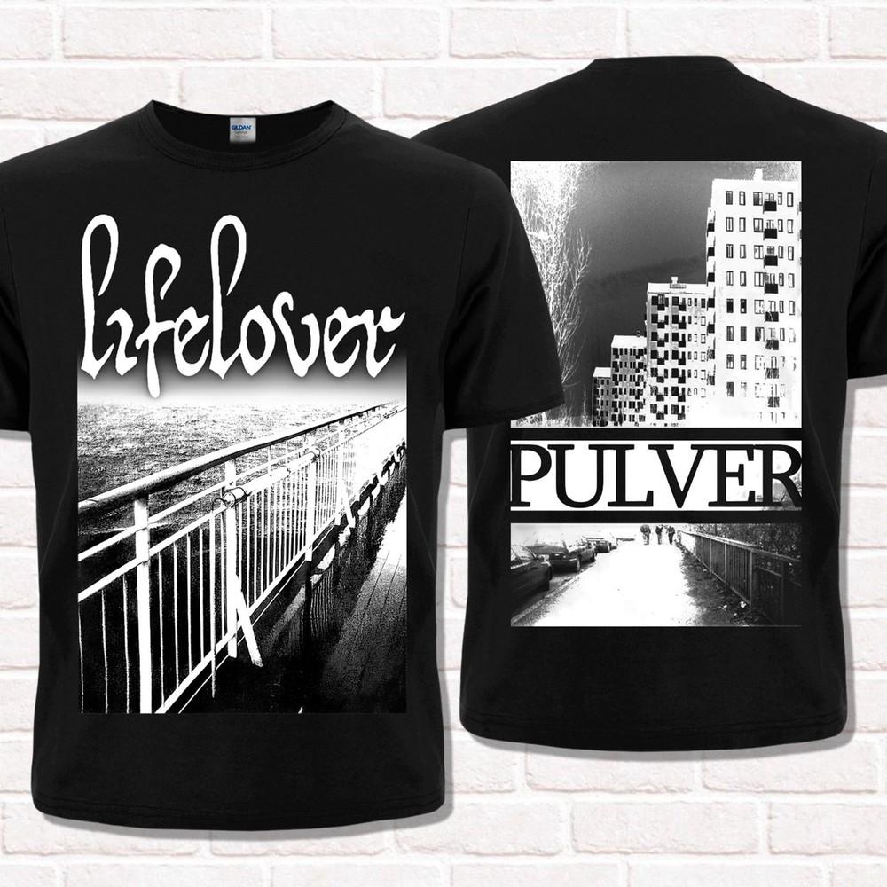 Футболка Lifelover 'Pulver'. Депрессивный Блэк Метал, Дарк Эмбиент, Пост-панк.