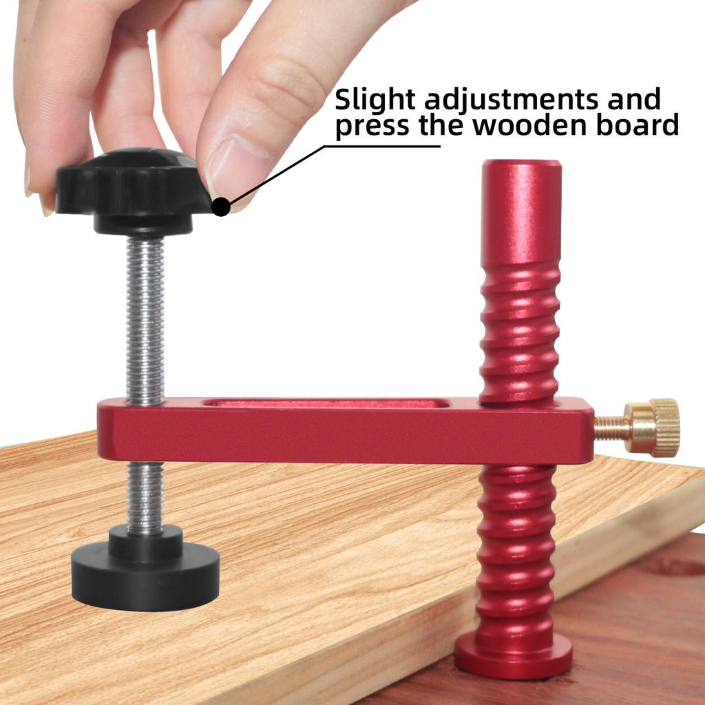 Bench Dog Clamp 1 Pack , 19/20mm Dog Hole Clamps for Woodworking, Adjustable Aluminum Alloy Quick Acting Dog Clamp for MFT Table
