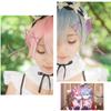 Косплей Ram/Rem Re0: Жизнь в другом мире Kawaii, костюм сестры, платье служанки, наряд горничной