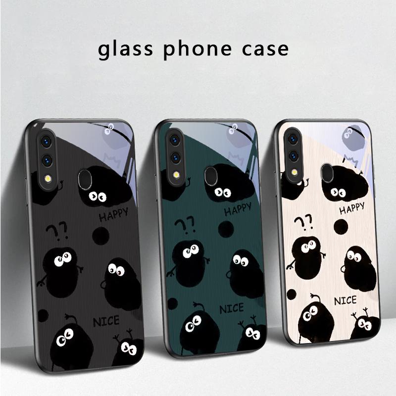 Забавный стиль от руки Для Samsung Galaxy A30 A31 A32 A33 A34 A35 A42 A30s A20 A25 A26 A51 A56 A54 A72 A73 A70 Стеклянный чехол для телефона