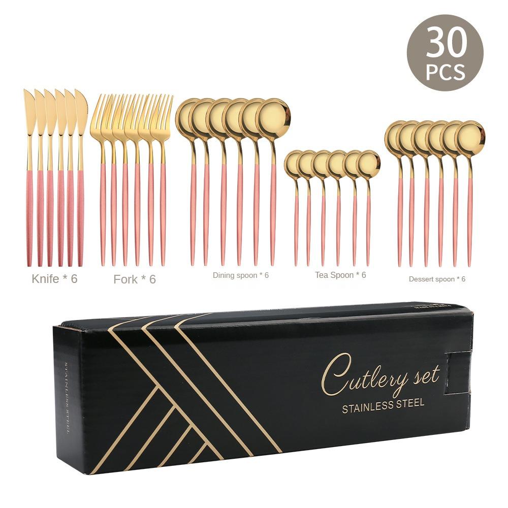 HANYANG 410 Посуда из нержавеющей стали. Товары для семейного отеля. Набор ножей, вилок и ложек для стейка. Посуда в западном стиле.