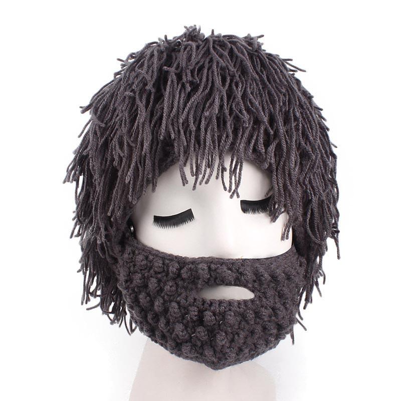 Quality Mens Wig Beard Hats Beanies For Warmth And Style In Any Winter Activity**