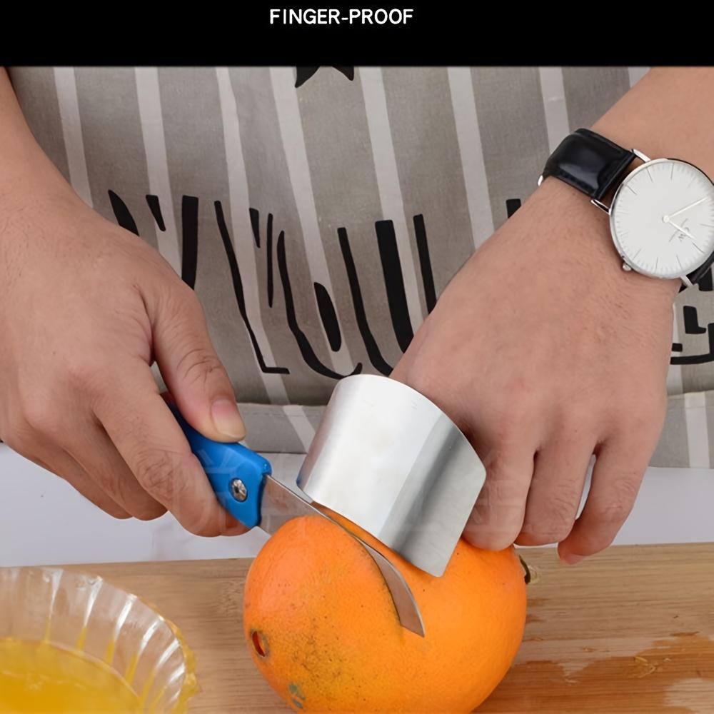 1/2 шт., многоцелевая защита пальцев из нержавеющей стали от порезов, защита рук для резки овощей, защита пальцев, защита пальцев, кухонные гаджеты