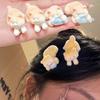 1/2 шт. Новый flocking заколка для волос с кошкой, плюшевая, милая кошка, заколка для волос с рыбой, милые заколки для волос для девочек, детей, головные уборы, украшения, подарки