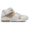 Nike Zoom Lebron 2 Retro Maccabi 2022 Мужские кроссовки Белый металлик-золотой Varsity-Crimson DJ4892-100