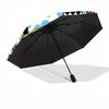 1pc Colorful Mickey Mouse Durable Cartoon Folding Umbrella, Portable 3-Fold Compact Umbrella for Men and Women, Suitable for Travel or Daily