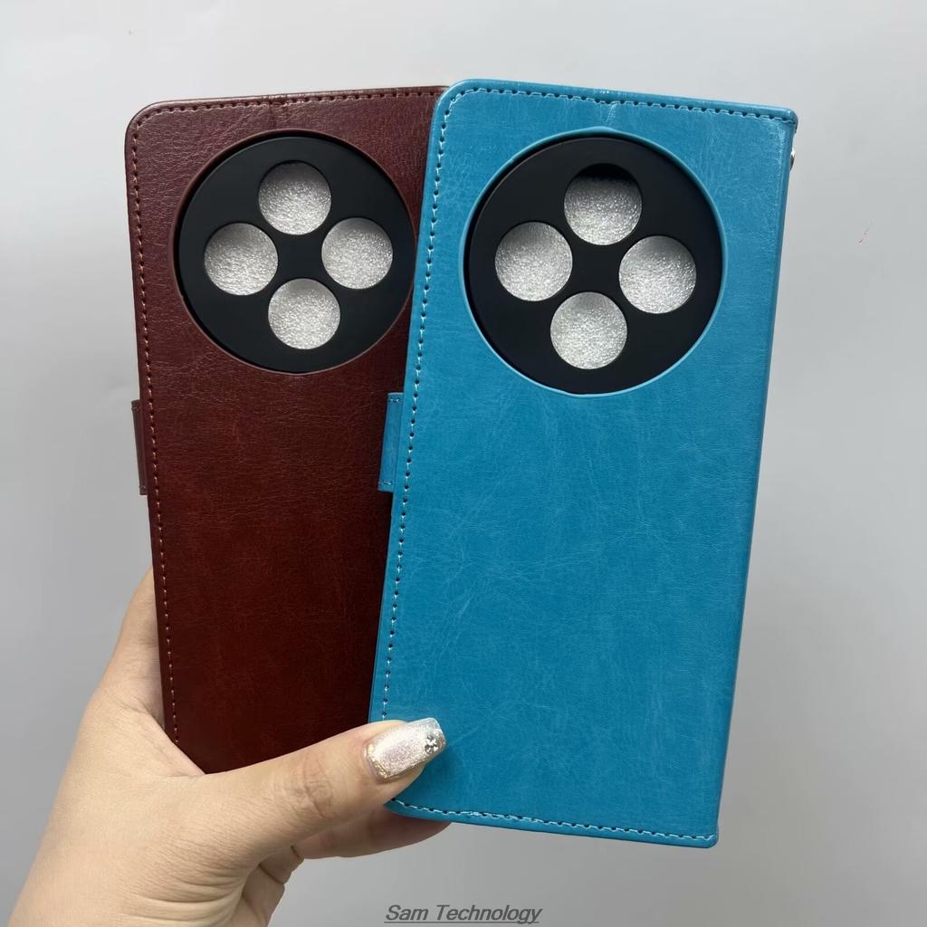 Чехол-держатель для карт для Xiaomi Redmi 14C / Redmi 14R из искусственной кожи, откидной чехол-кошелек в стиле ретро, деловой чехол-книжка Fundas Coque